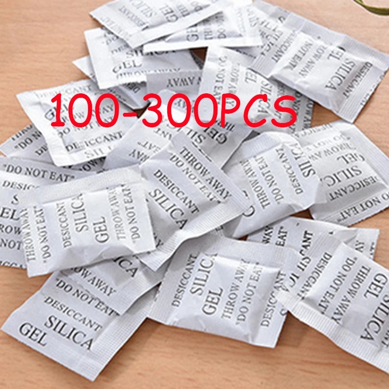 Food Storage In Room - 100-300PCS Packs Non-Toxic Silica Gel Desiccant