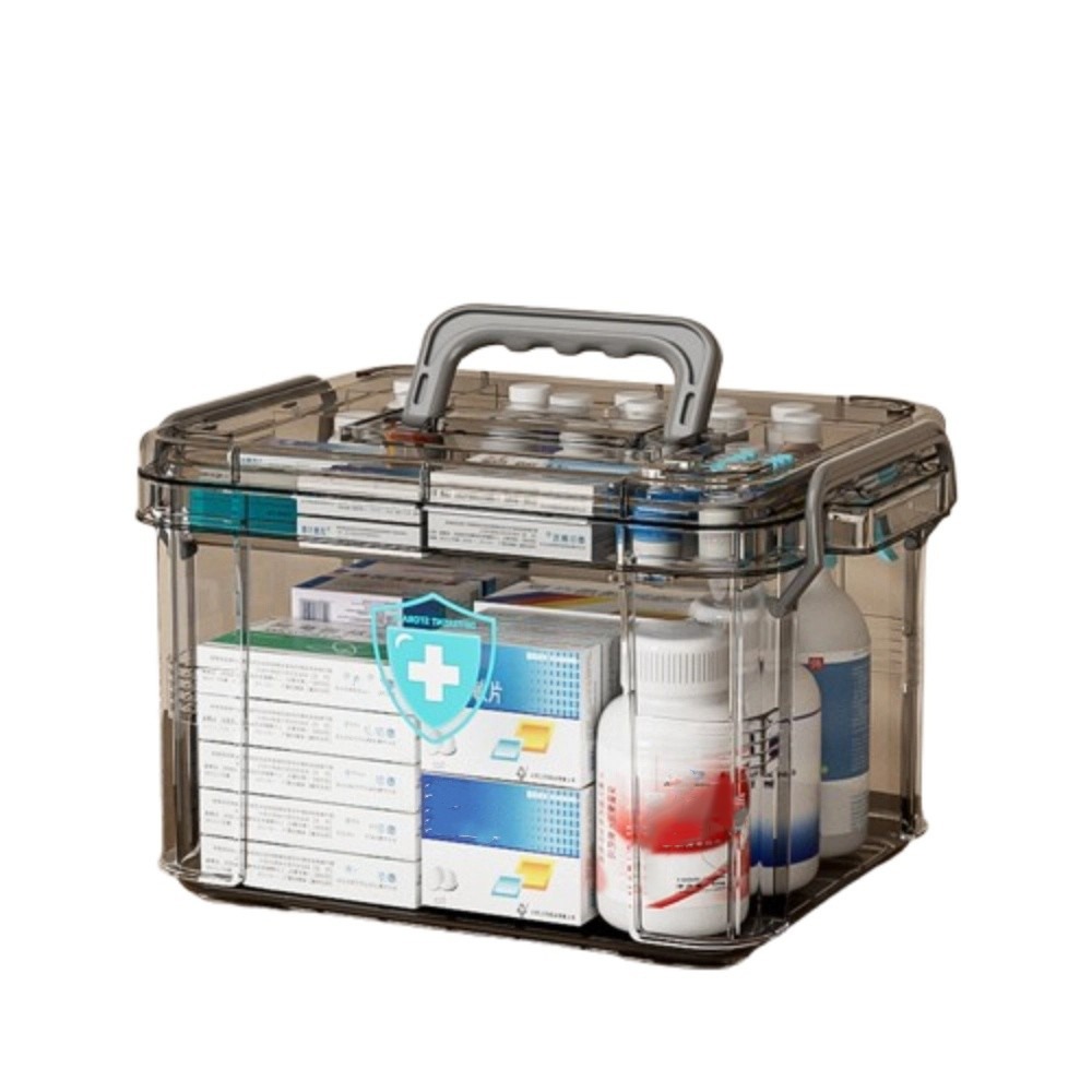 Food Storage Emergency - Durable Double Layers Pill Storage Box