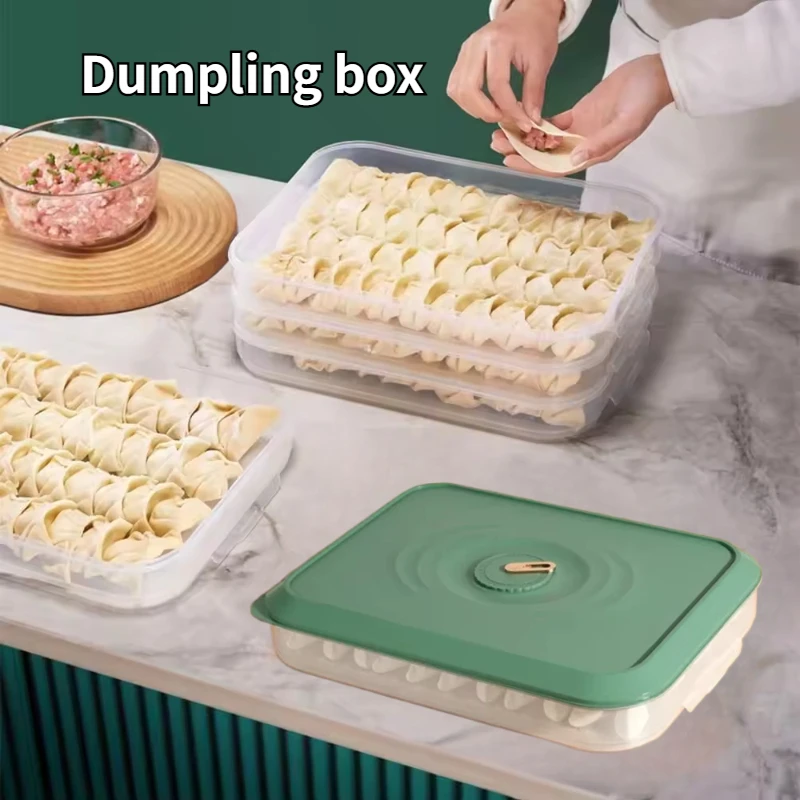 Food Storage Moms - Dumpling Freezer Container with Date Tracker