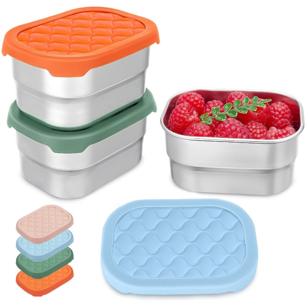 Food Storage Stackable Containers - New Stainless Steel Food Container Stackable