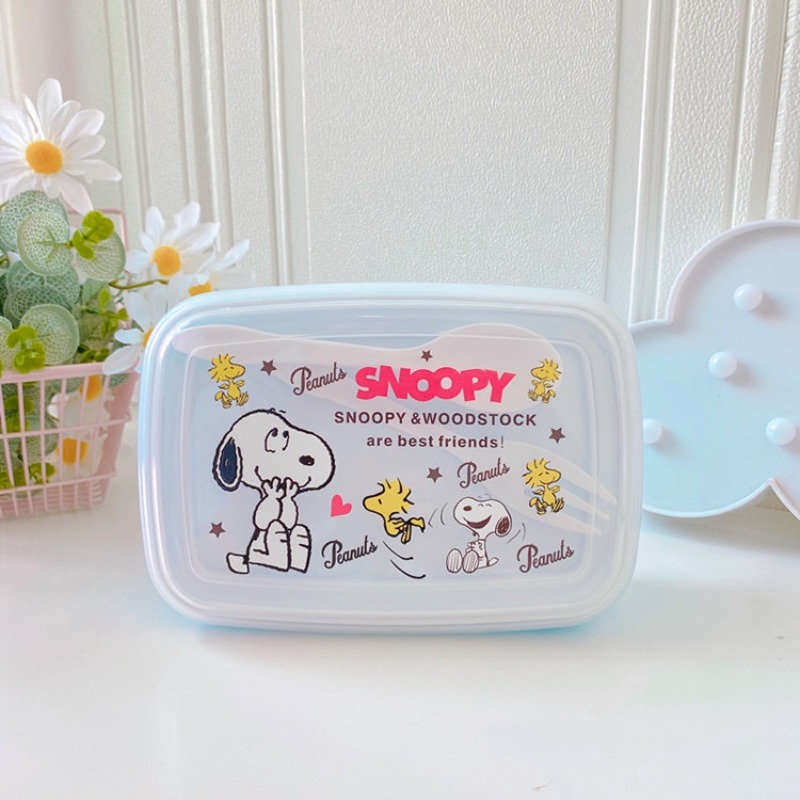 Food Storage In Room - Kawaii Snoopy Lunch Box With Spoon