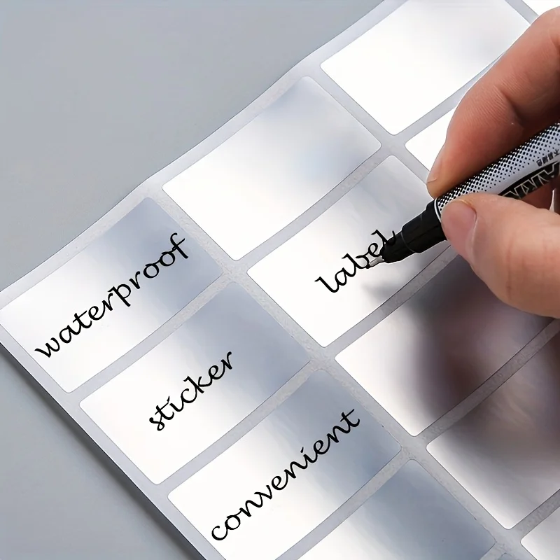 Food Storage Bins - Removable waterproof label stickers, frozen food