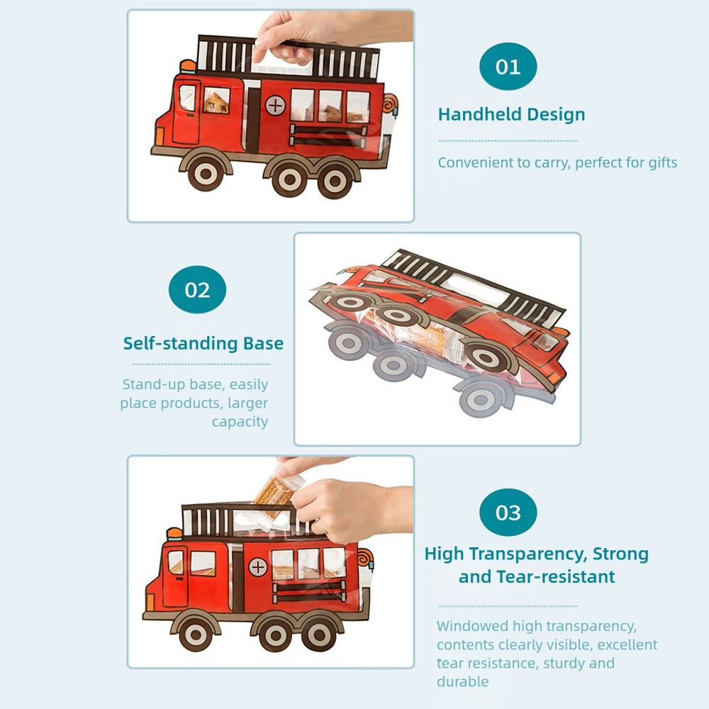 Food Storage Year Supply - 10PCS Creative Cartoon Car Baking Package