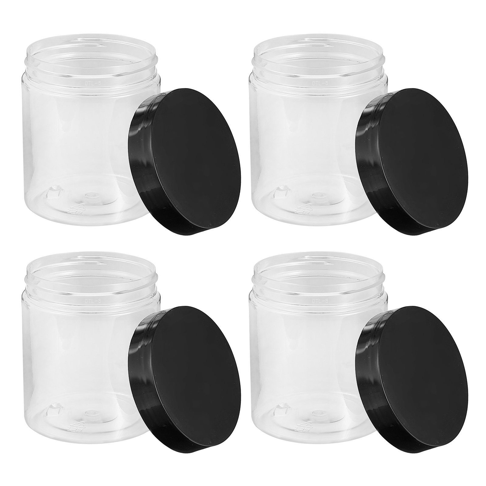 Food Storage In Pantry - 12Pcs Clear Plastic Sealed Canisters Food