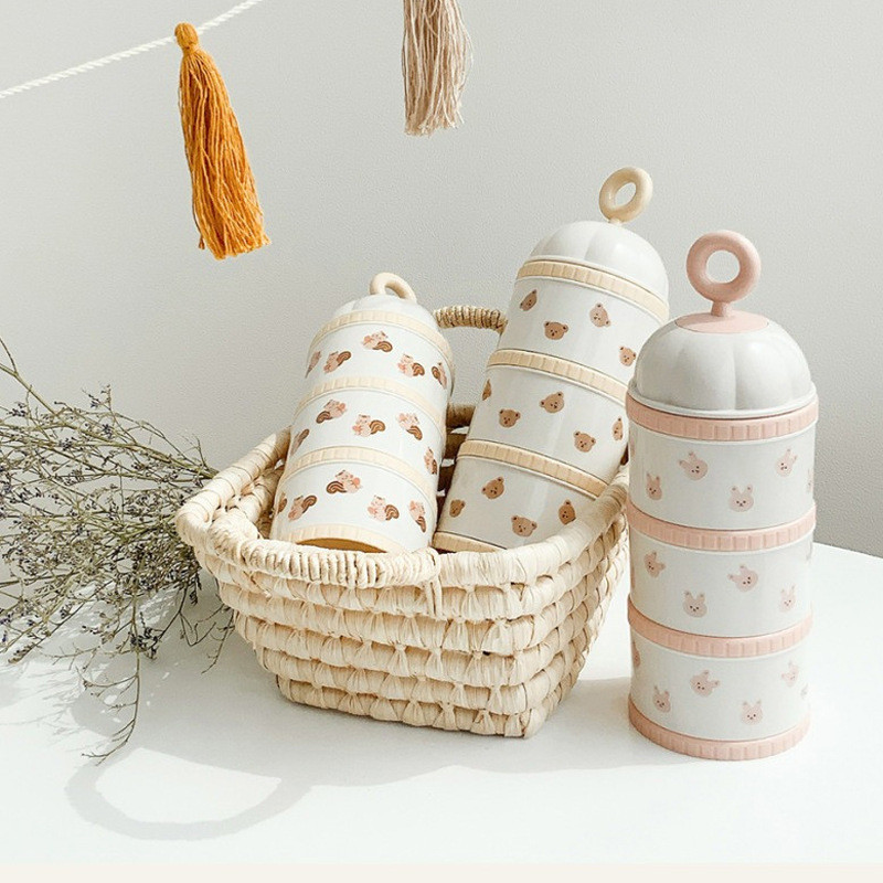 Food Storage For Baby - Cute Bear Milk Powder Box Baby