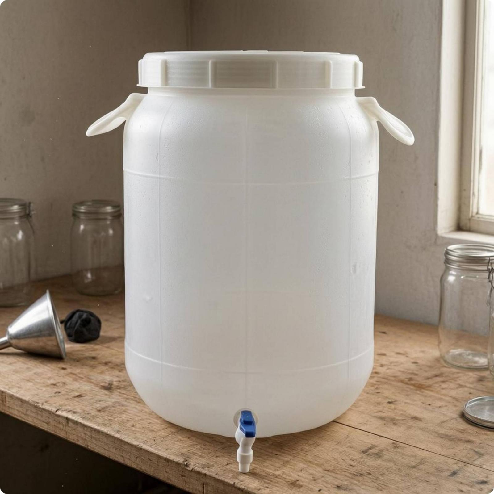 Food Storage And - Food Grade Plastic Storage Barrel Durable