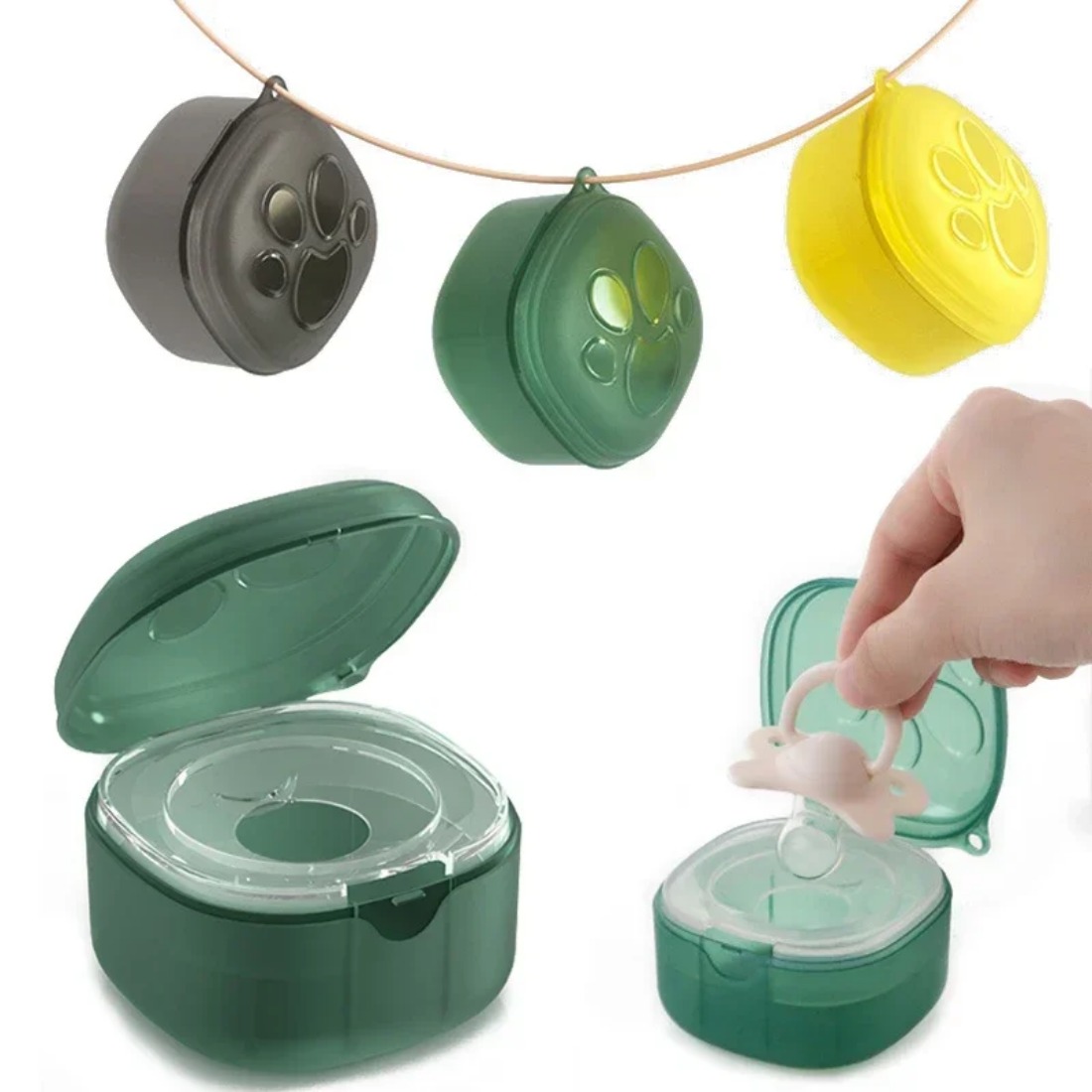 Food Storage For Baby - Food Grade Silicone Pacifier Box Baby