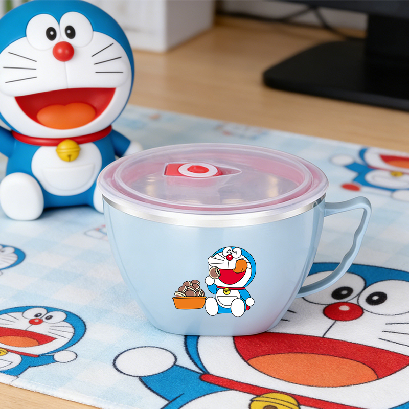 Food Storage In Room - Doraemon Large Capacity Stainless Steel Bowl