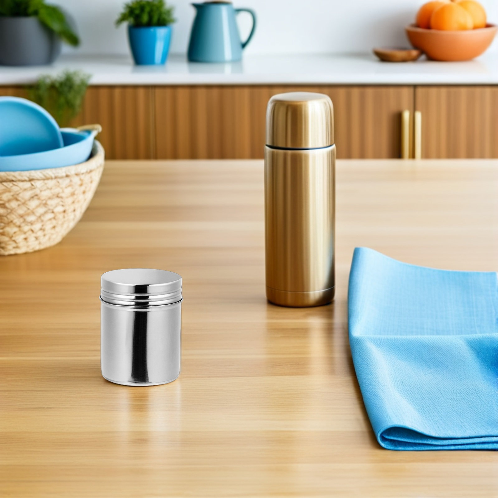 Food Storage Stainless Steel - 2Pcs Stainless Steel Canisters 304 Food