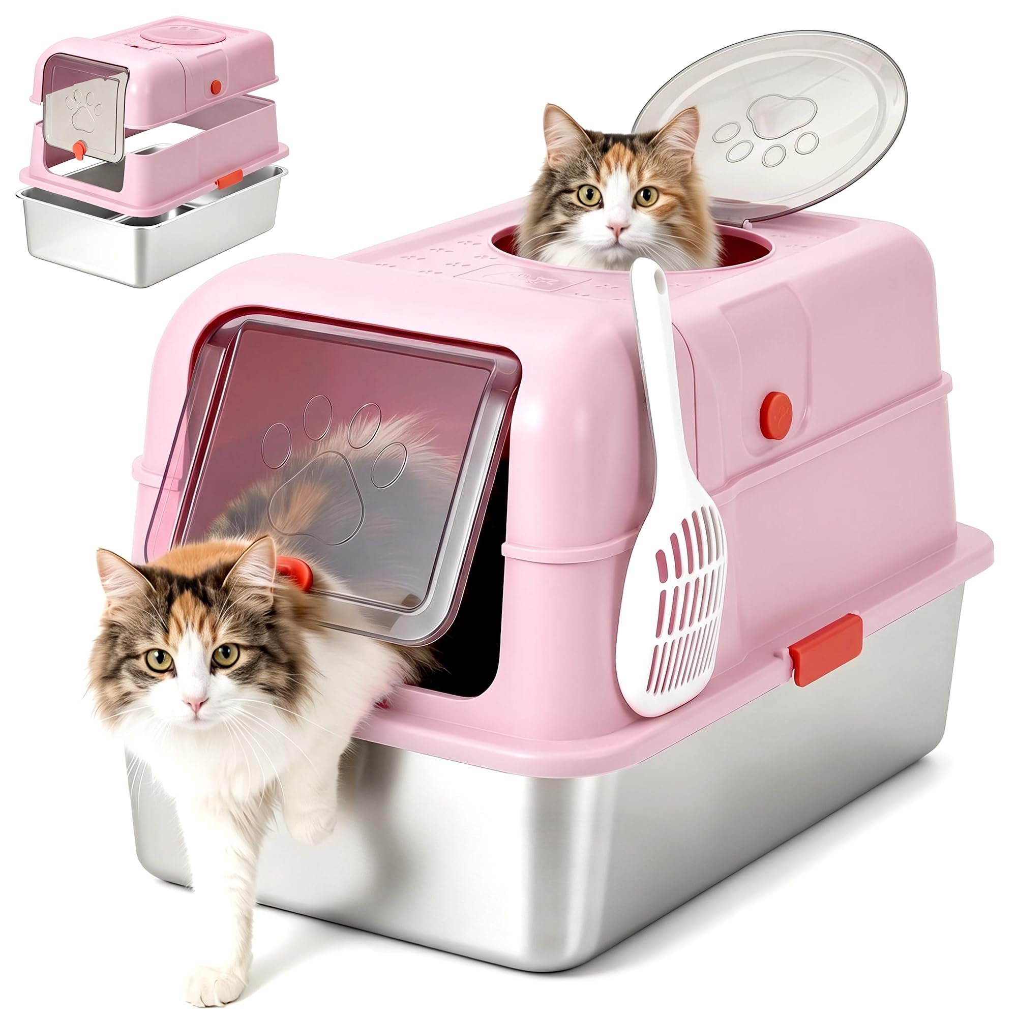 Enclosed Stainless Steel Litte - огляд і ціна Food Storage Xl