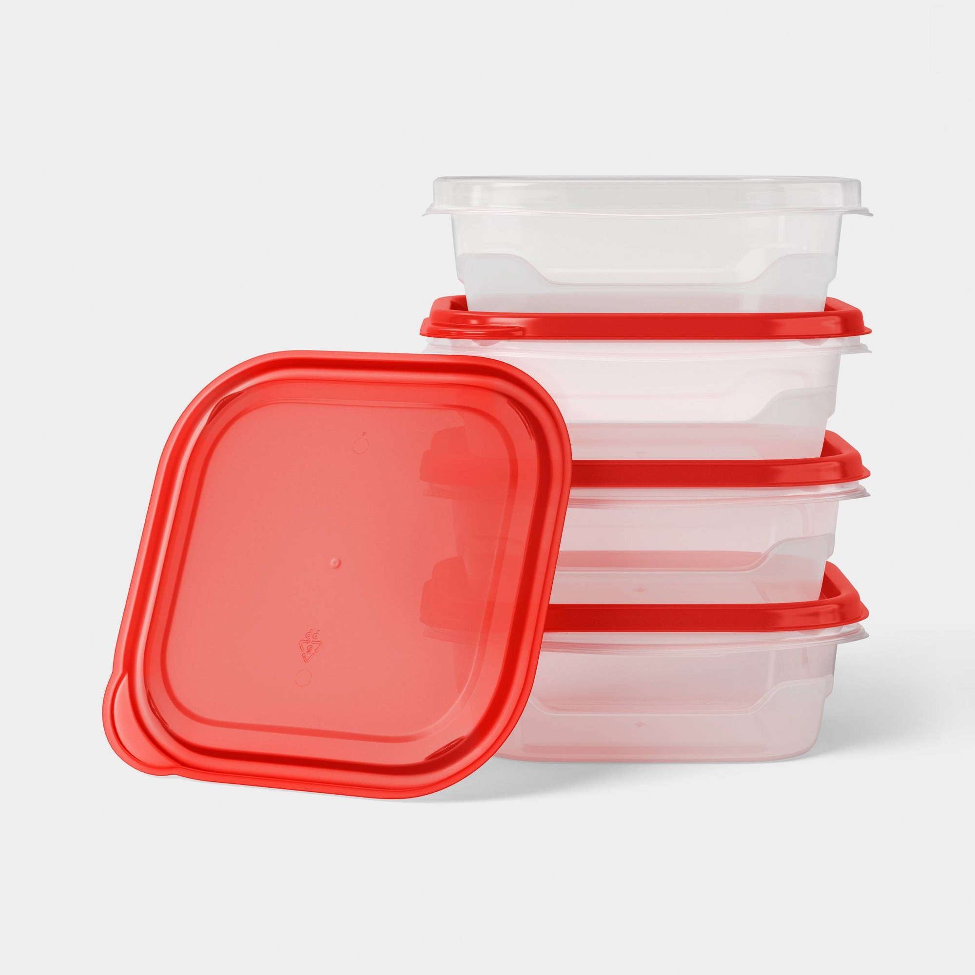 4ct Small Square Food Storage  - огляд і ціна Food Storage In Pantry