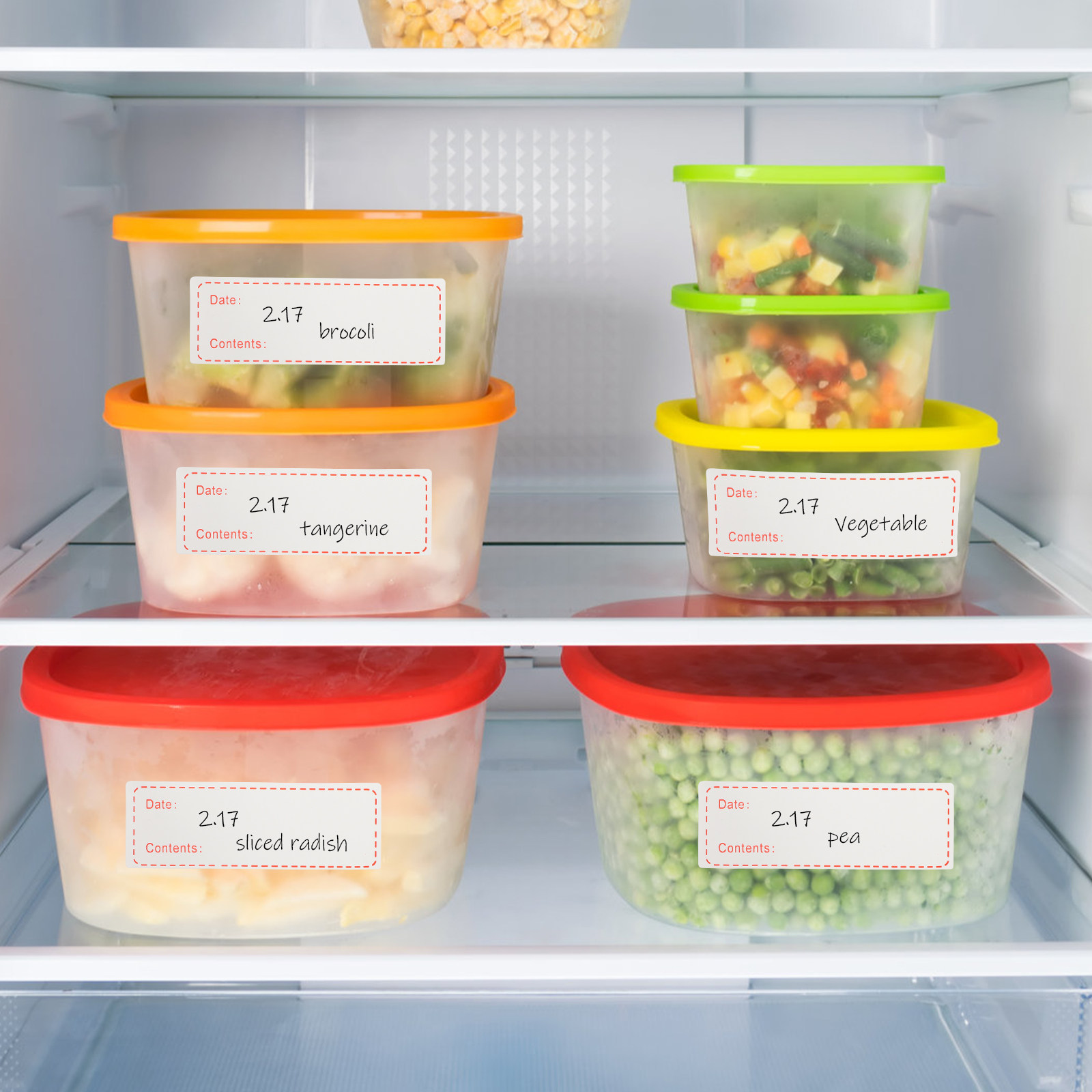3 Rolls Food Storage Labels Re - огляд і ціна Food Storage In Pantry