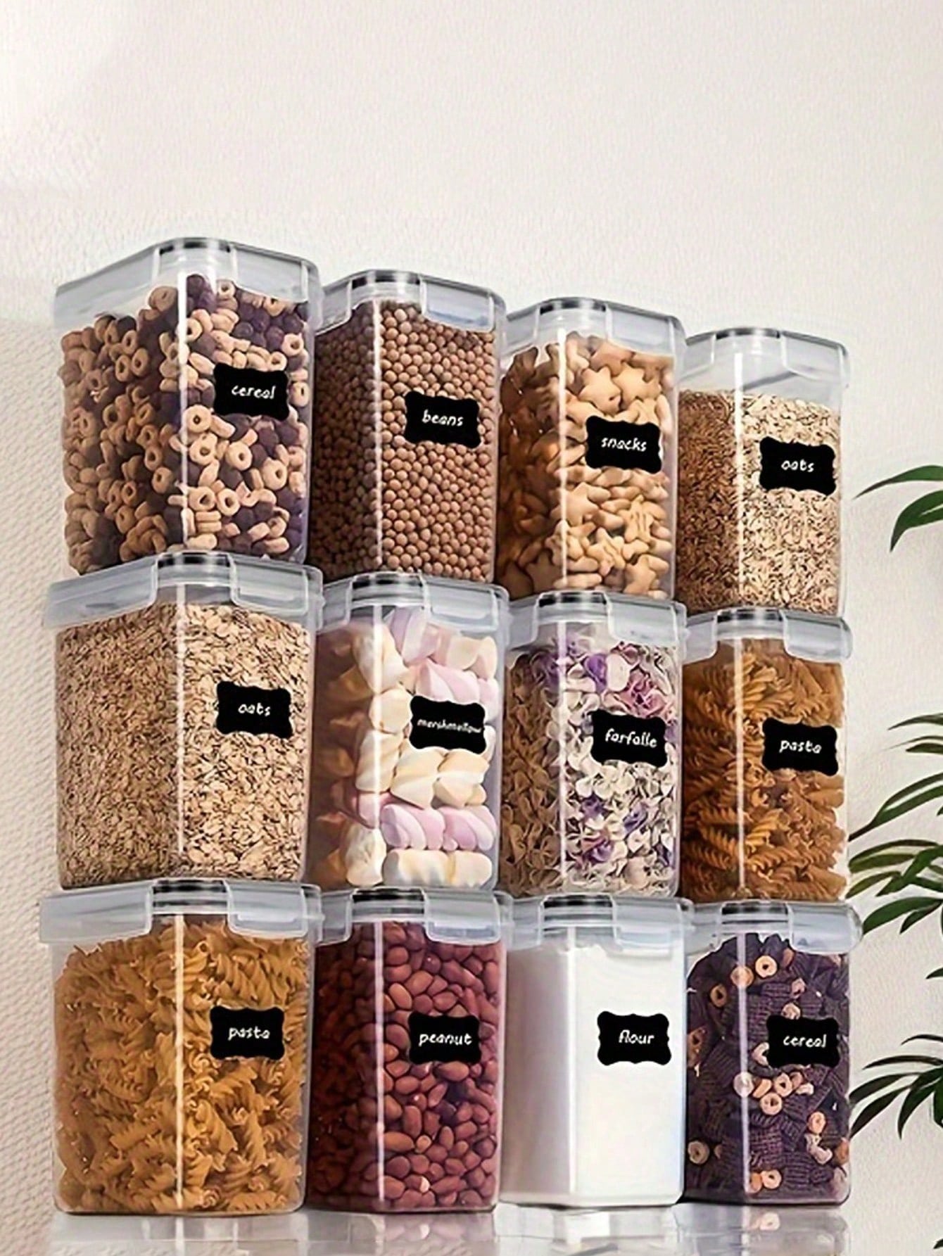 48pcs Airtight Food Storage Co - огляд і ціна Food Storage In Pantry