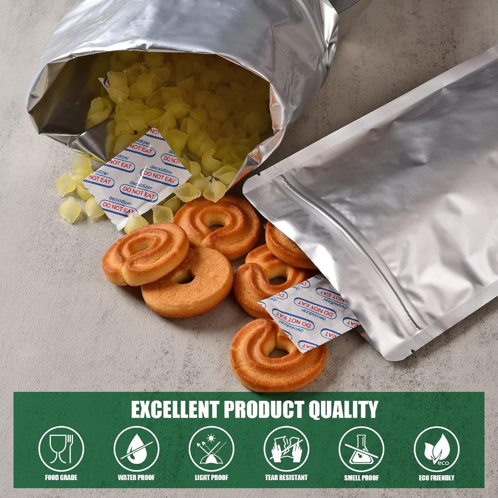 120 Mylar Bags for Food Storag - огляд і ціна Food Storage Oxygen Absorbers