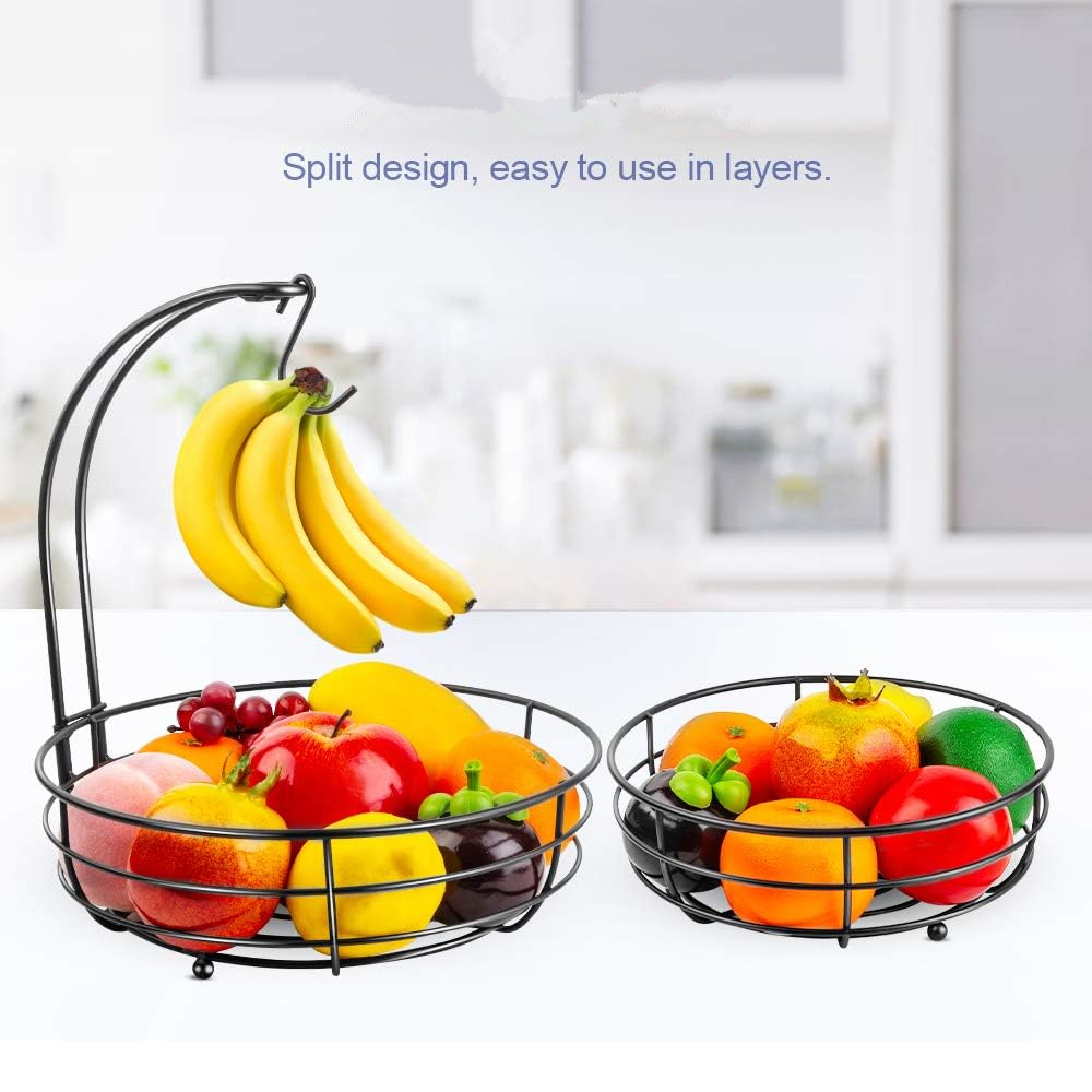 LMETJMA 2-Tier Countertop Frui - огляд і ціна Food Storage Rack For Kitchen