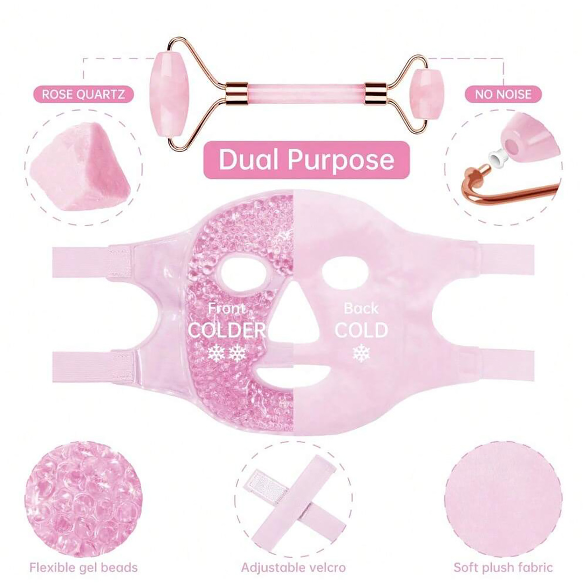 Gel Cooling Ice Face Eye Mask  - огляд і ціна Cold Pack Ice Gel
