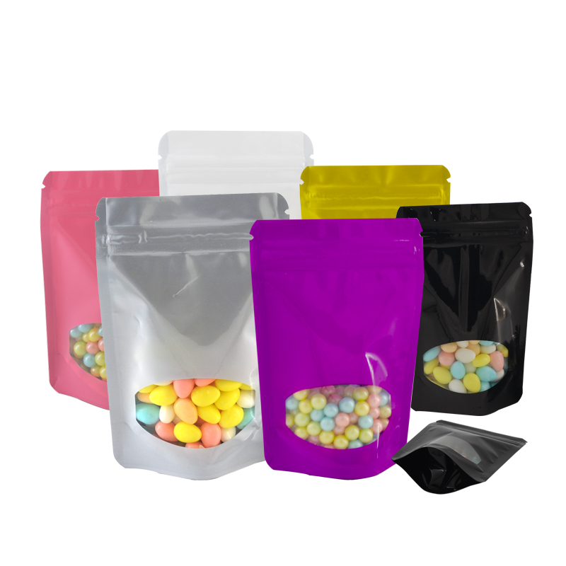 100 Pcs Colored Aluminum Foil  - огляд і ціна Food Storage Ziploc Bags