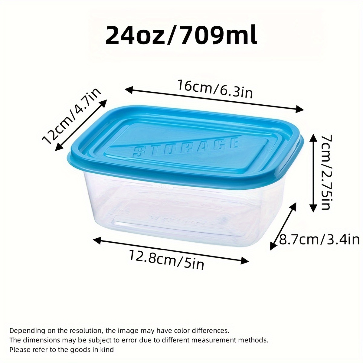 A Set of 6 Transparent Stackab - огляд і ціна Food Storage Stackable Containers