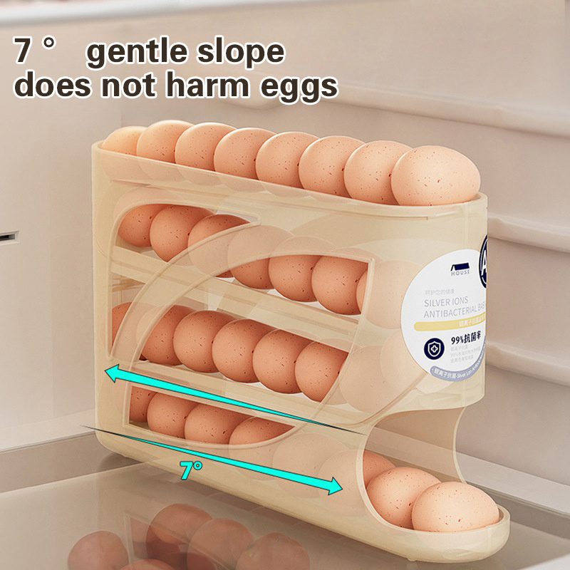4 Layers Automatic Rolling Egg - огляд і ціна Food Storage Rack For Kitchen