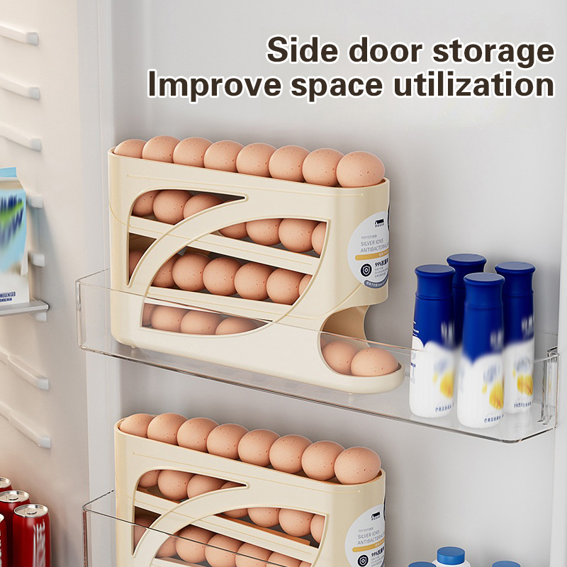4 Layers Automatic Rolling Egg - огляд і ціна Food Storage Rack For Kitchen