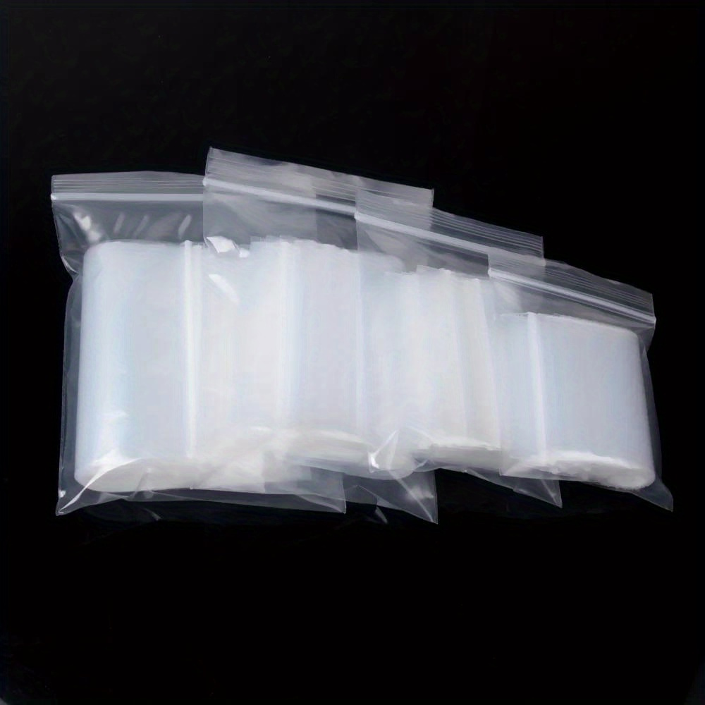 100pcs, Thick Clear Zip Lock Z - огляд і ціна Food Storage Ziploc Bags