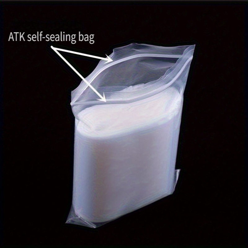 100pcs, Thick Clear Zip Lock Z - огляд і ціна Food Storage Ziploc Bags