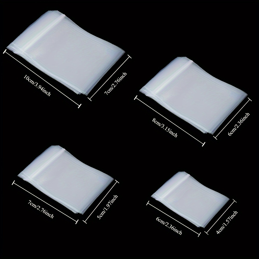 100pcs, Thick Clear Zip Lock Z - огляд і ціна Food Storage Ziploc Bags