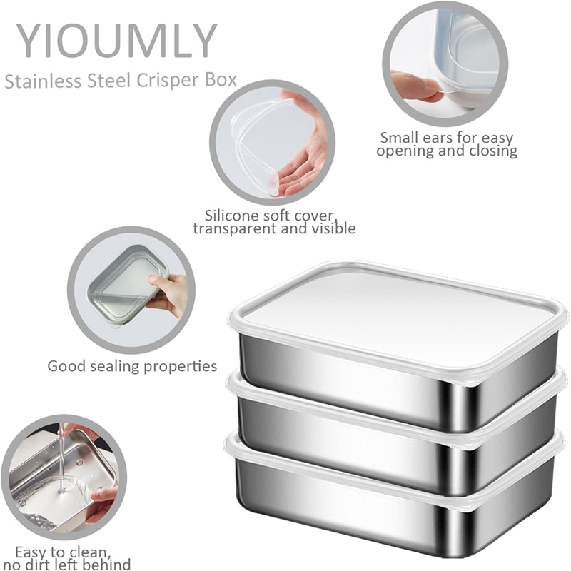 Stainless Steel Containers for - огляд і ціна Food Storage Box