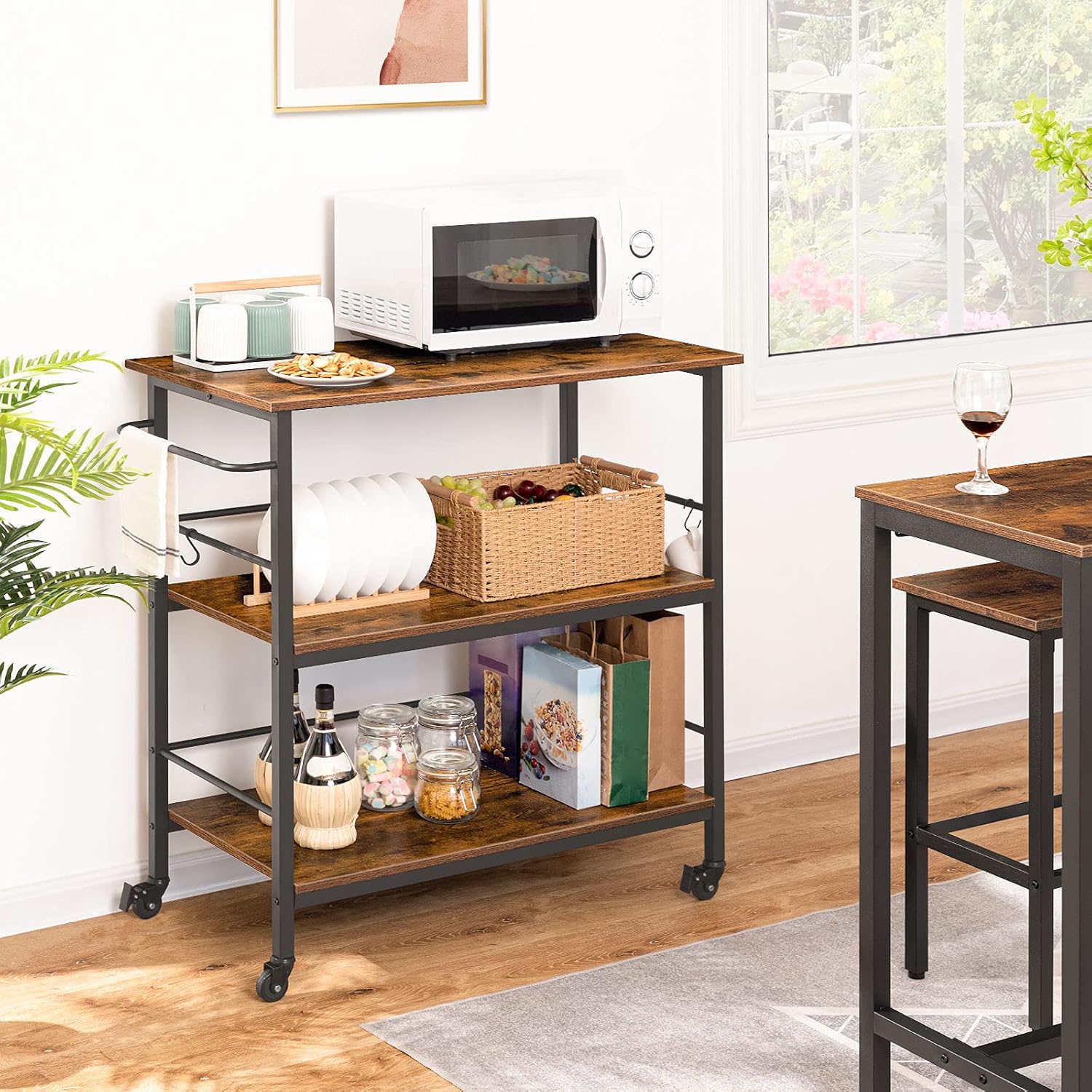 3 Tier Industrial Kitchen Isla - огляд і ціна Food Storage In Room
