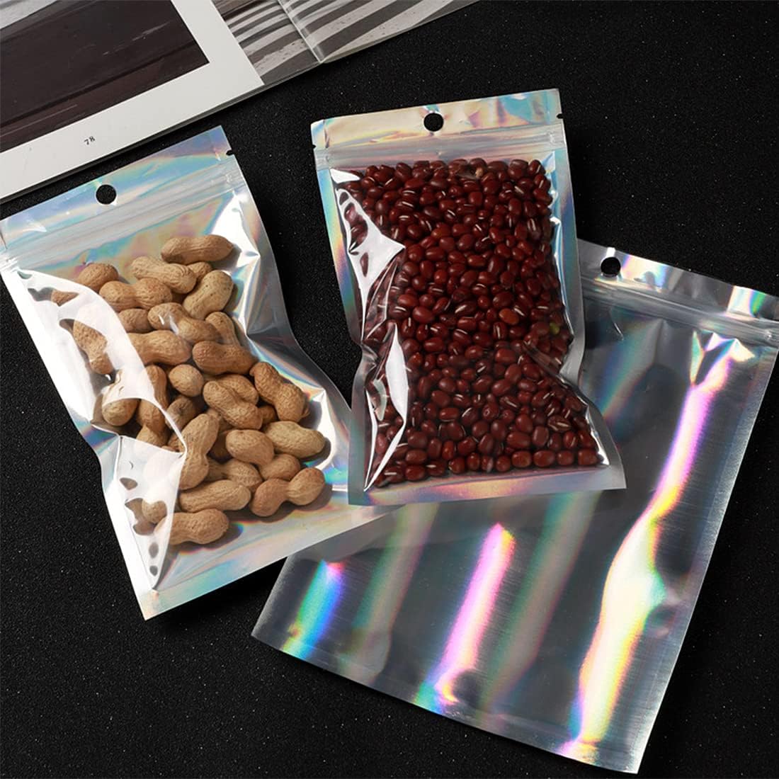 50/10PCS Laser Sealing Bags Pl - огляд і ціна Food Storage Ziploc Bags