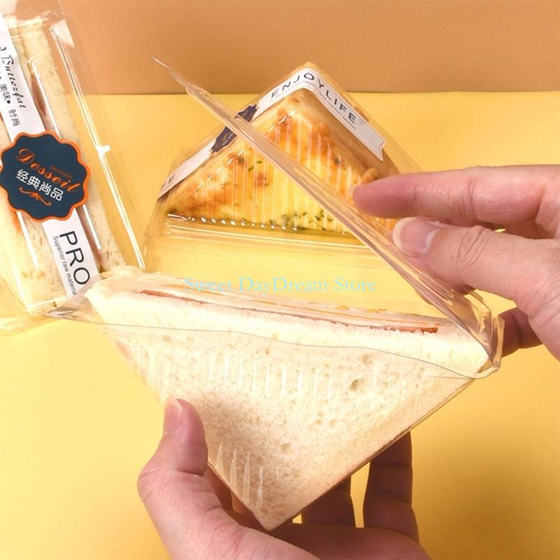 Y88C Pack of 100 PET Sandwich  - огляд і ціна Food Storage Stackable Containers