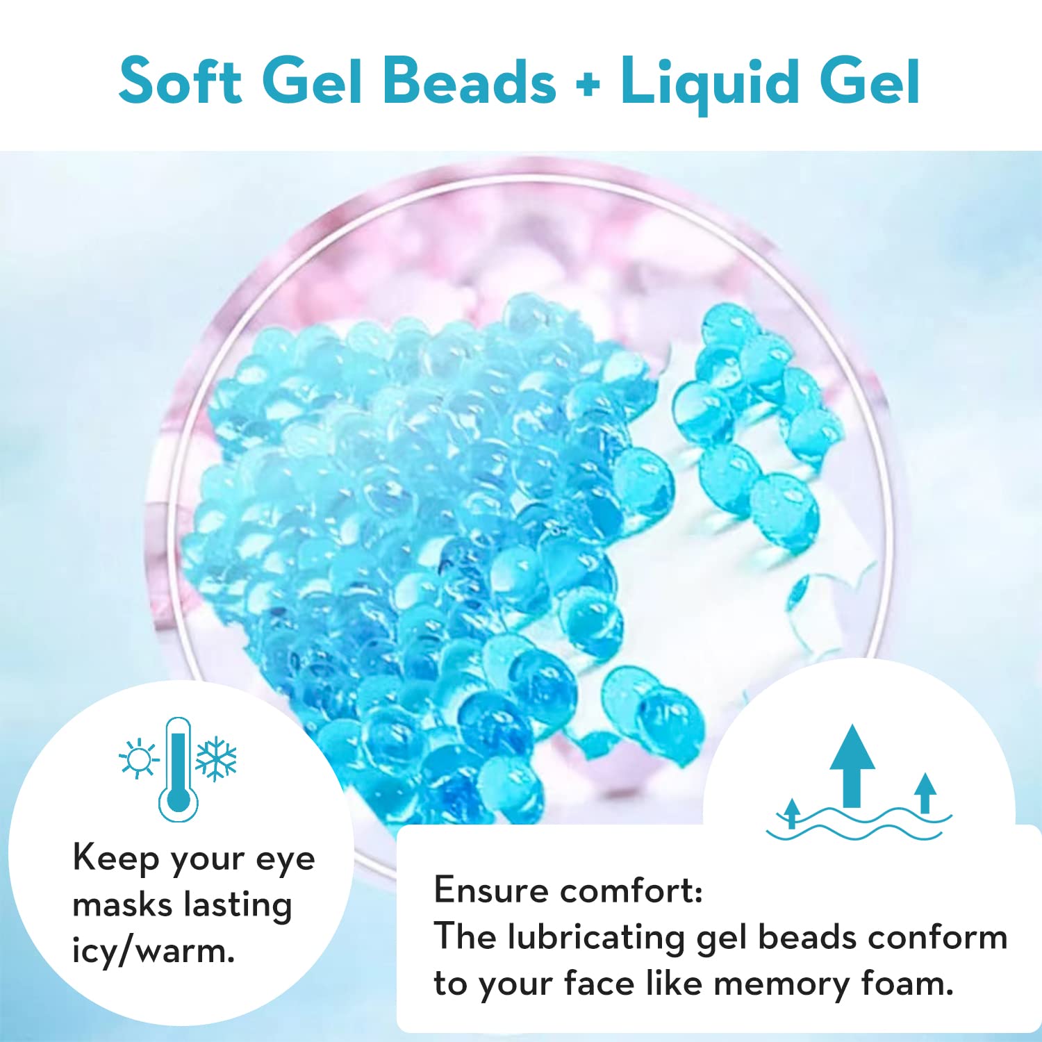 Cooling Eye Mask Gel Eye Mask  - огляд і ціна Cold Pack Ice Gel