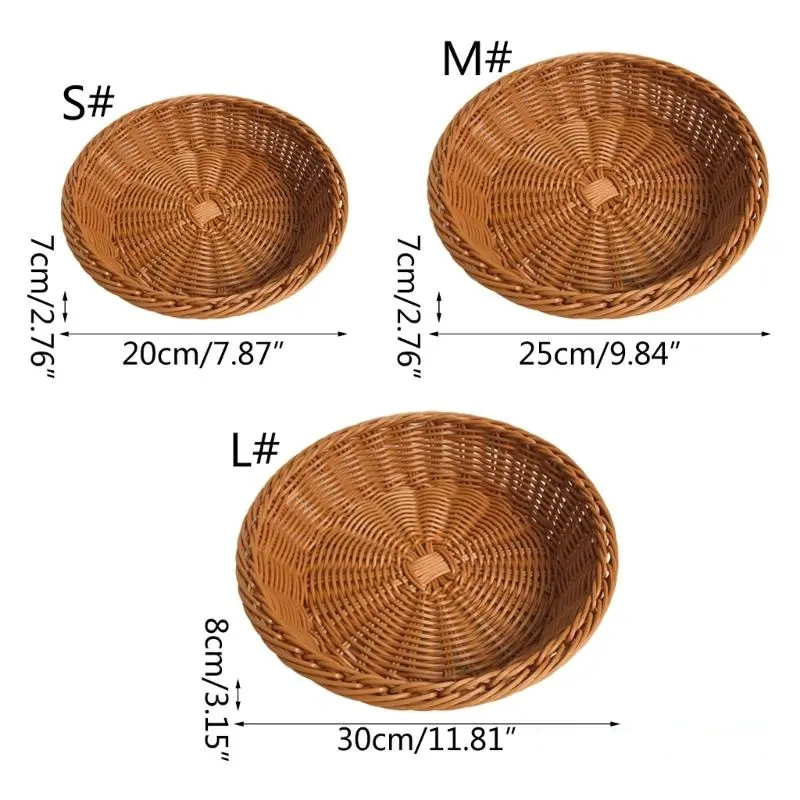 Rattan Wicker Woven Serving Ba - огляд і ціна Food Storage In Plants