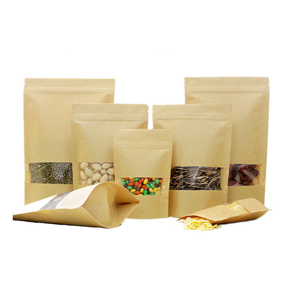 10pcs Zip Lock Kraft Paper Bag - огляд і ціна Food Storage Year Supply