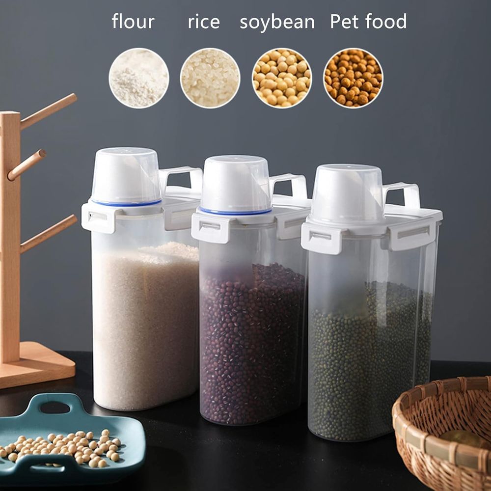 5.5 Lbs Rice Airtight Dry Food - огляд і ціна Food Storage Bins