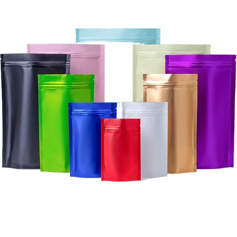 100pcs Custom Matt Finished Se - огляд і ціна Food Storage Ziploc Bags