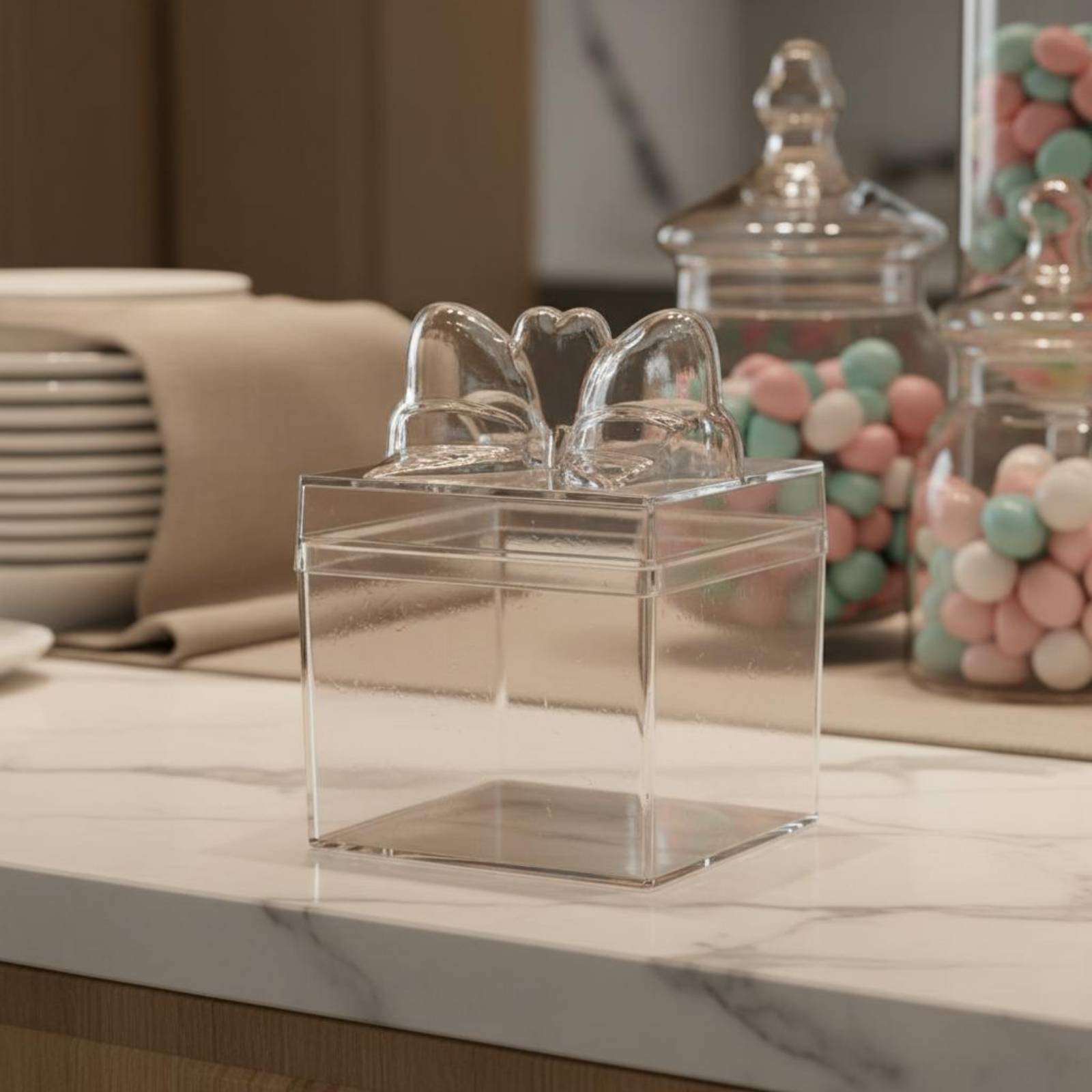 Clear Plastic Candy Box with R - огляд і ціна Food Storage Box