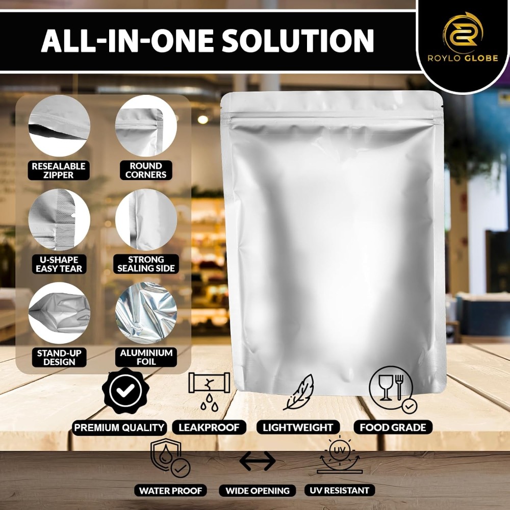 100pcs 2 Quart Mylar Bags with - огляд і ціна Food Storage Oxygen Absorbers