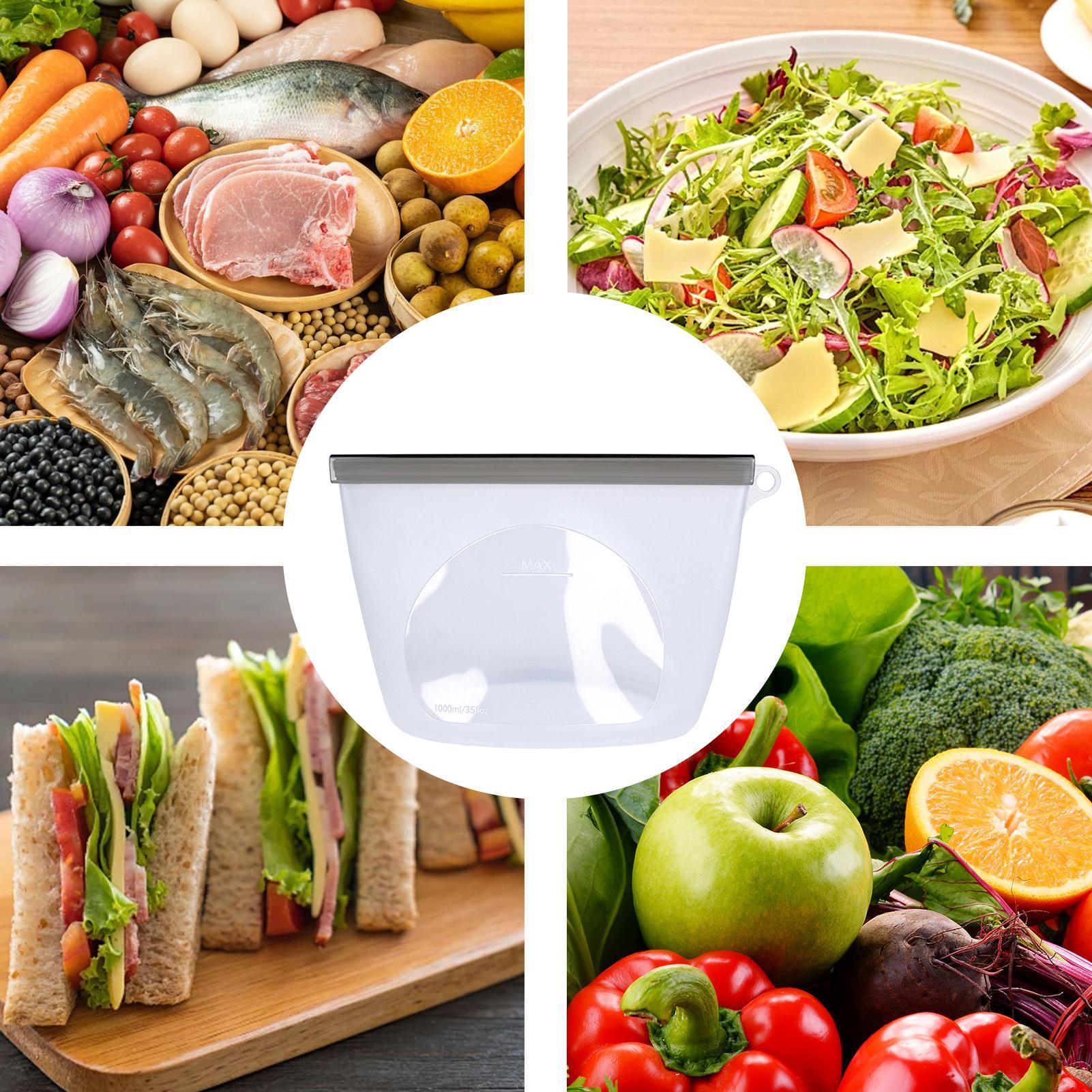 Reusable Food Storage Bags Lea - огляд і ціна Food Storage Ziploc Bags