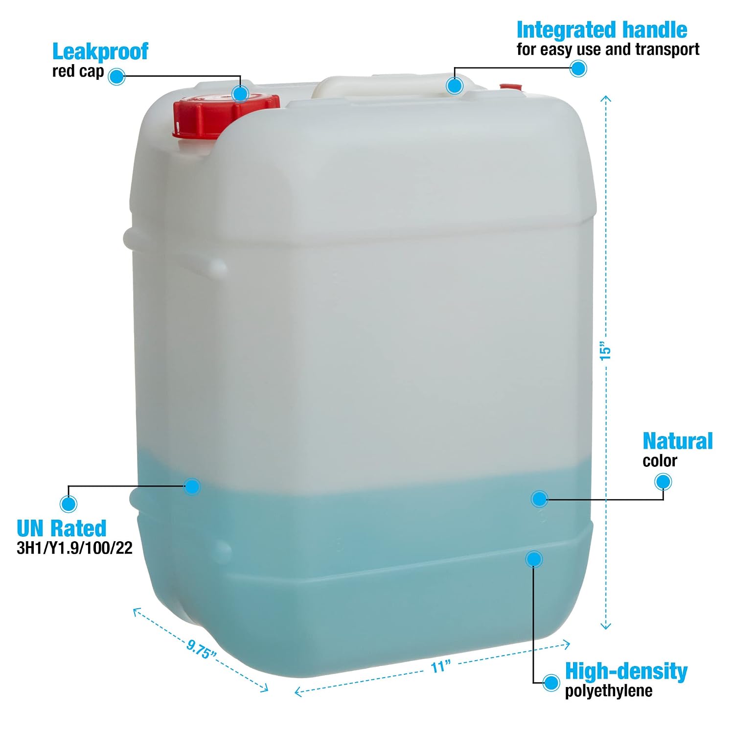 5 Gallon Stackable Plastic Car - огляд і ціна Food Storage And