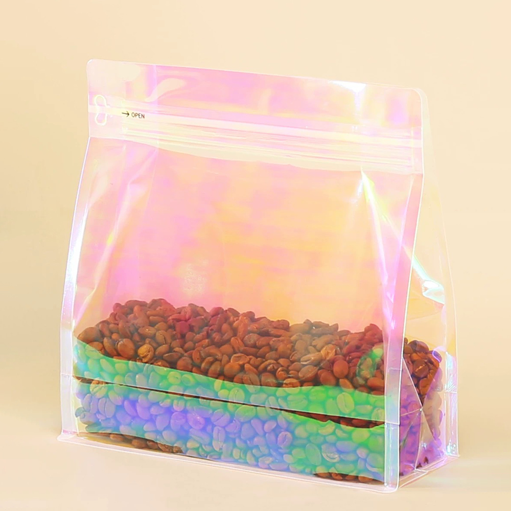 100pcs Pink Rainbow Laser Holo - огляд і ціна Food Storage Ziploc Bags