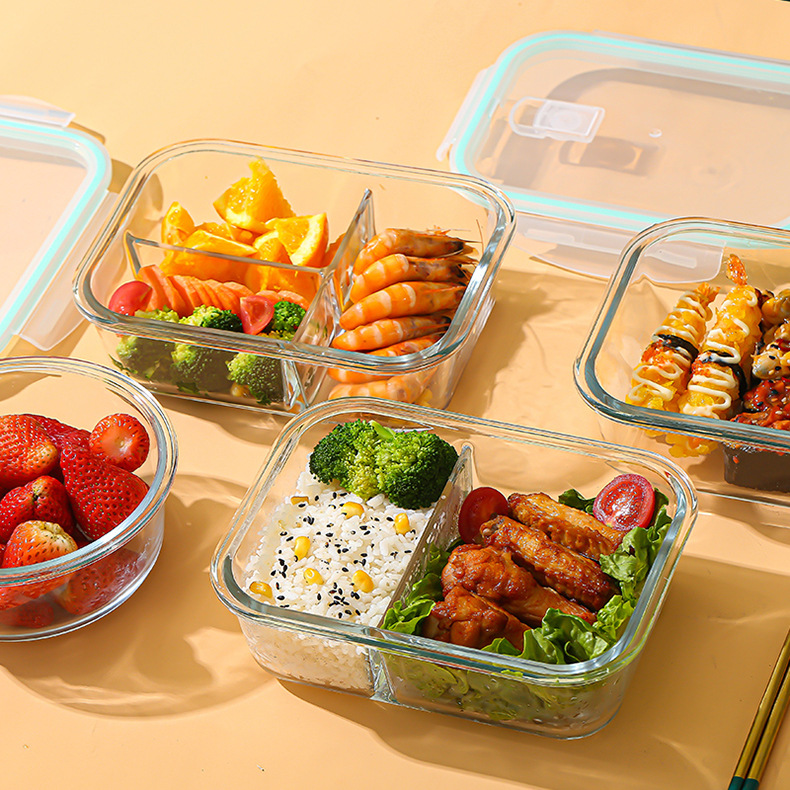 Glass Fresh-Keeping Box high B - огляд і ціна Food Storage Bins