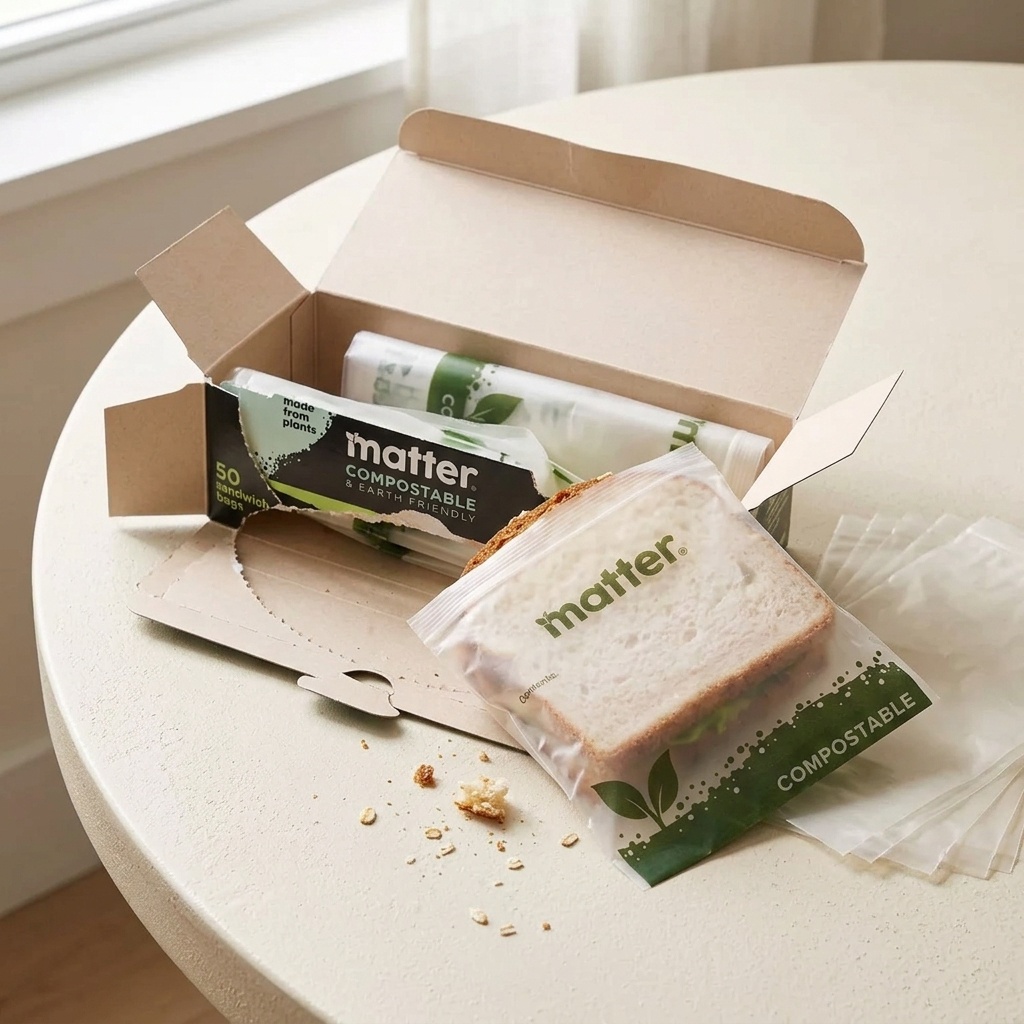 50 Count Compostable Sandwich  - огляд і ціна Food Storage In Plants