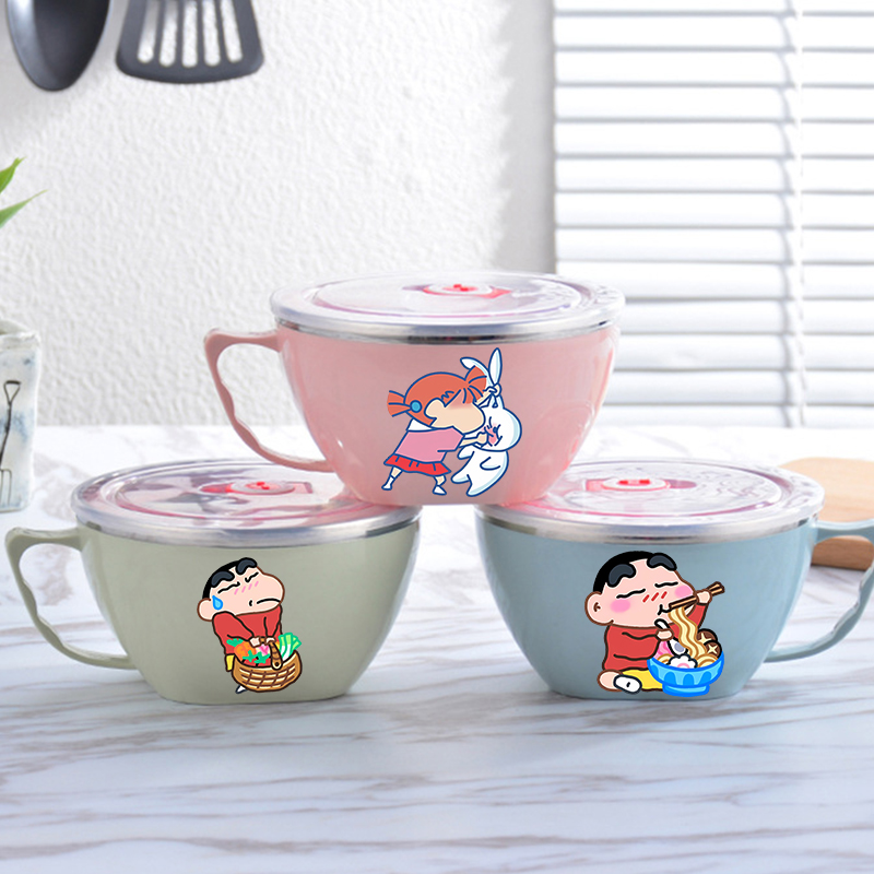 Crayon Shin-chan Noodle Bowl L - огляд і ціна Food Storage In Room