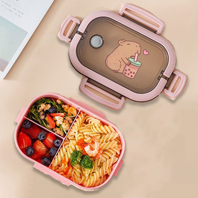 Capybara Bento Lunch Box Anime - огляд і ціна Food Storage Box