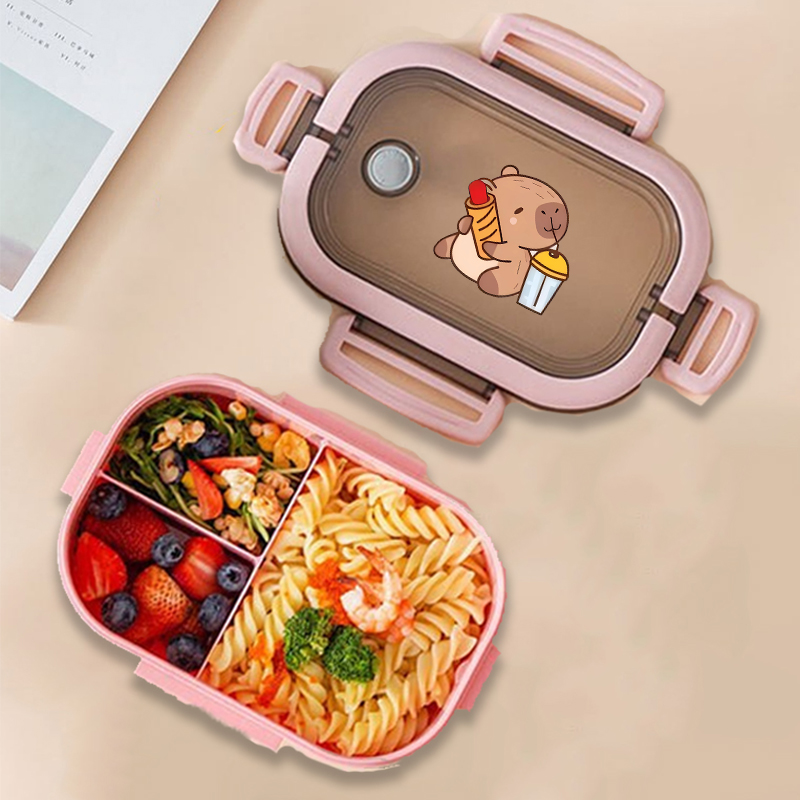 Capybara Bento Lunch Box Anime - огляд і ціна Food Storage Box