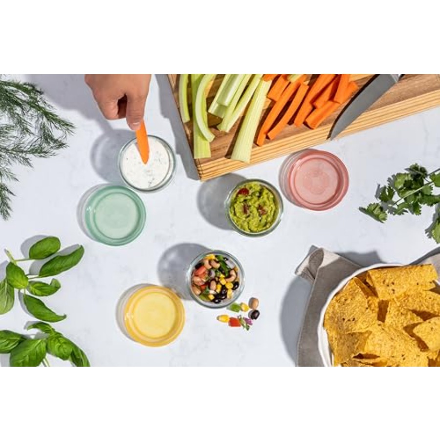 Color Lock Glass Meal Prep Set - огляд і ціна Food Storage And