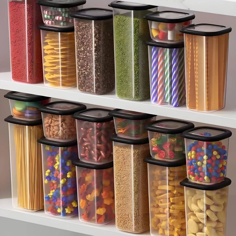 6 Pieces Airtight Food Storage - огляд і ціна Food Storage Stackable Containers