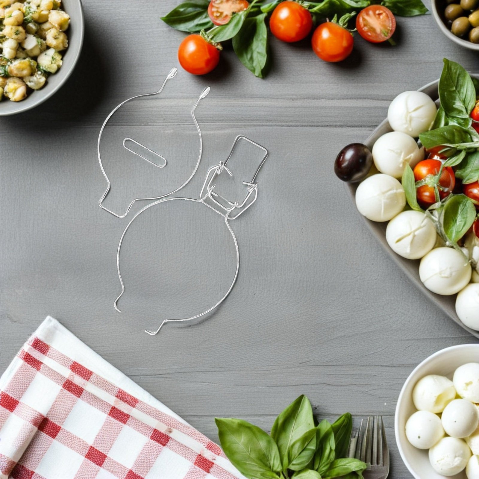 4Pcs Stainless Steel Wire Lock - огляд і ціна Food Storage Stainless Steel