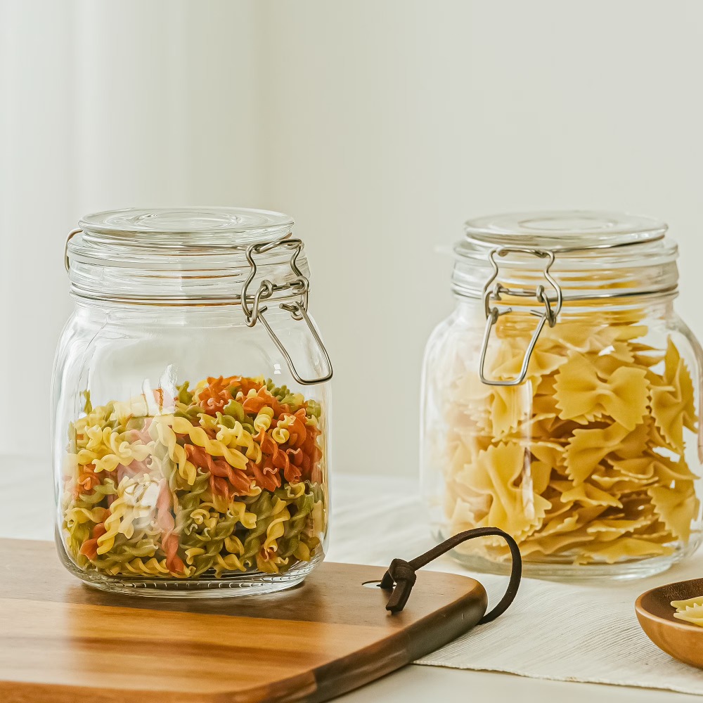Mainstays 38 oz Glass Food Sto - огляд і ціна Food Storage In Pantry